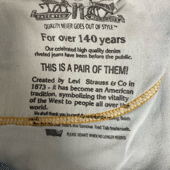 Levi Strauss Jeans - Picture 4 of 5